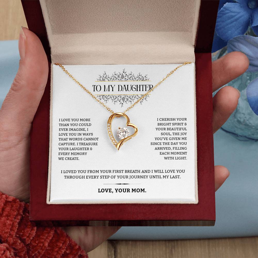 To My Daughter | A Mother's Endless Love | Forever Love Necklace