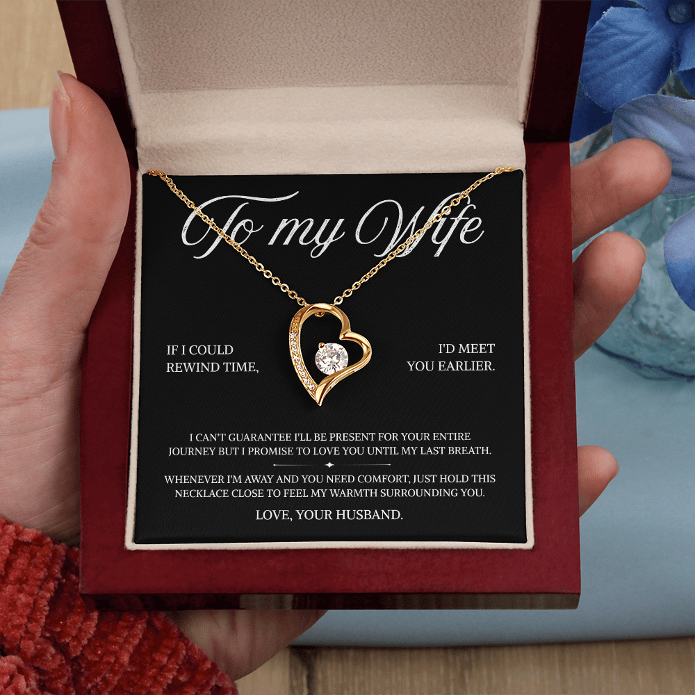 To My Wife | Chosen With All My Heart | Forever Love Necklace