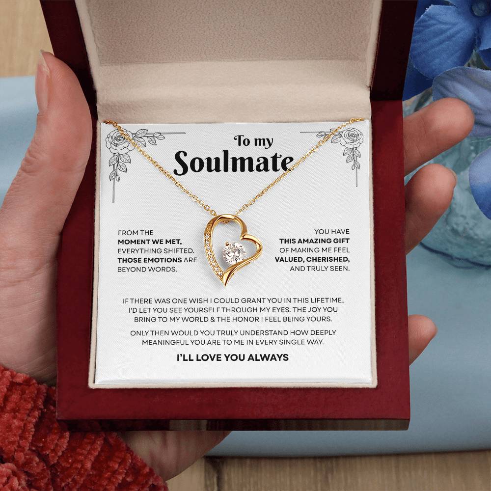 To My Soulmate | A Bond That Means Everything | Forever Love Necklace