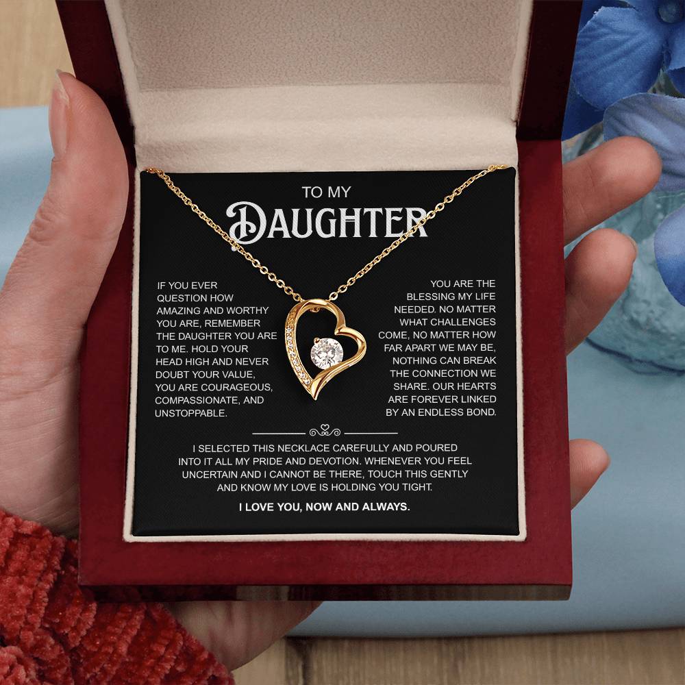 To My Daughter | A Reminder of How Amazing You Are | Forever Love Necklace