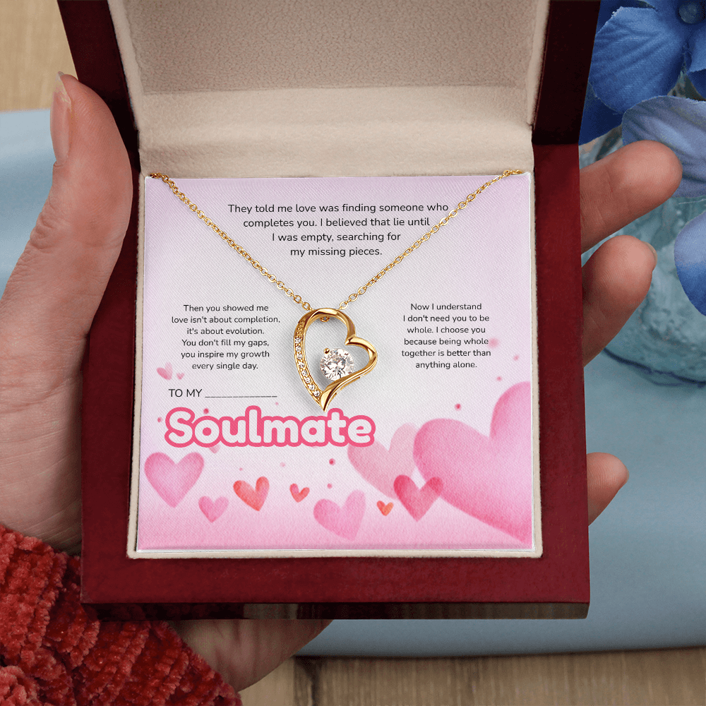 To My Soulmate | Love Led Me to You | Forever Love Necklace