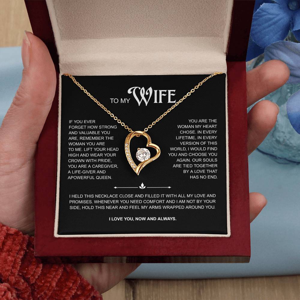 To My Wife | A Love That Has No End | Forever Love Necklace