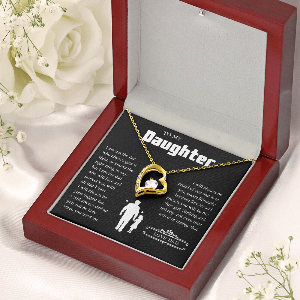 To My Daughter | From Dad with Love | Forever Love Necklace