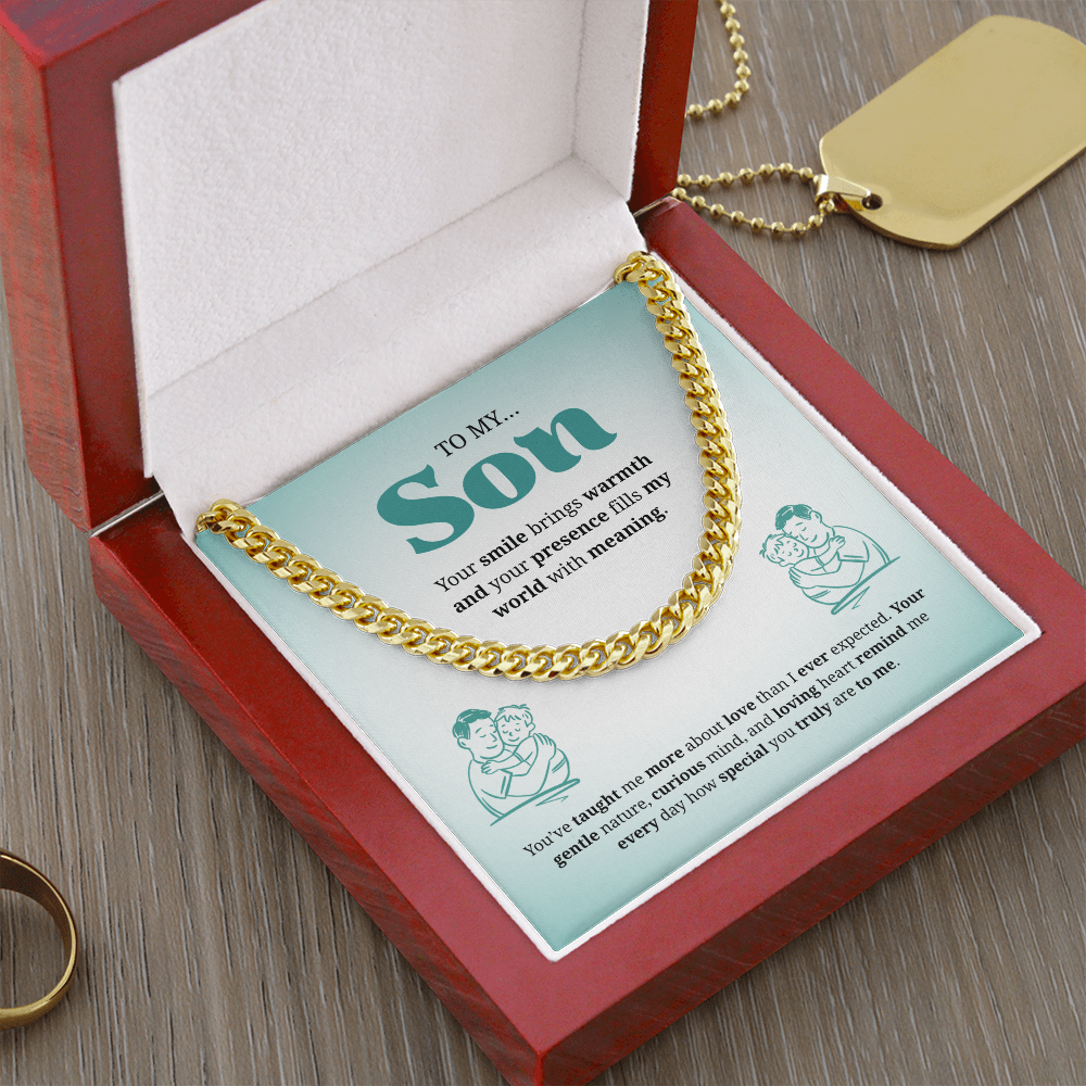 To My Son | You Are Truly Special to Me | Cuban Link Chain