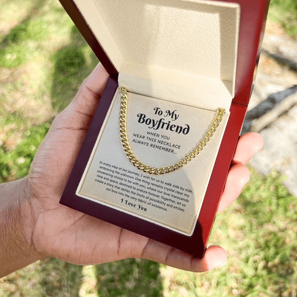 To My Boyfriend – Our Journey Side by Side – Necklace