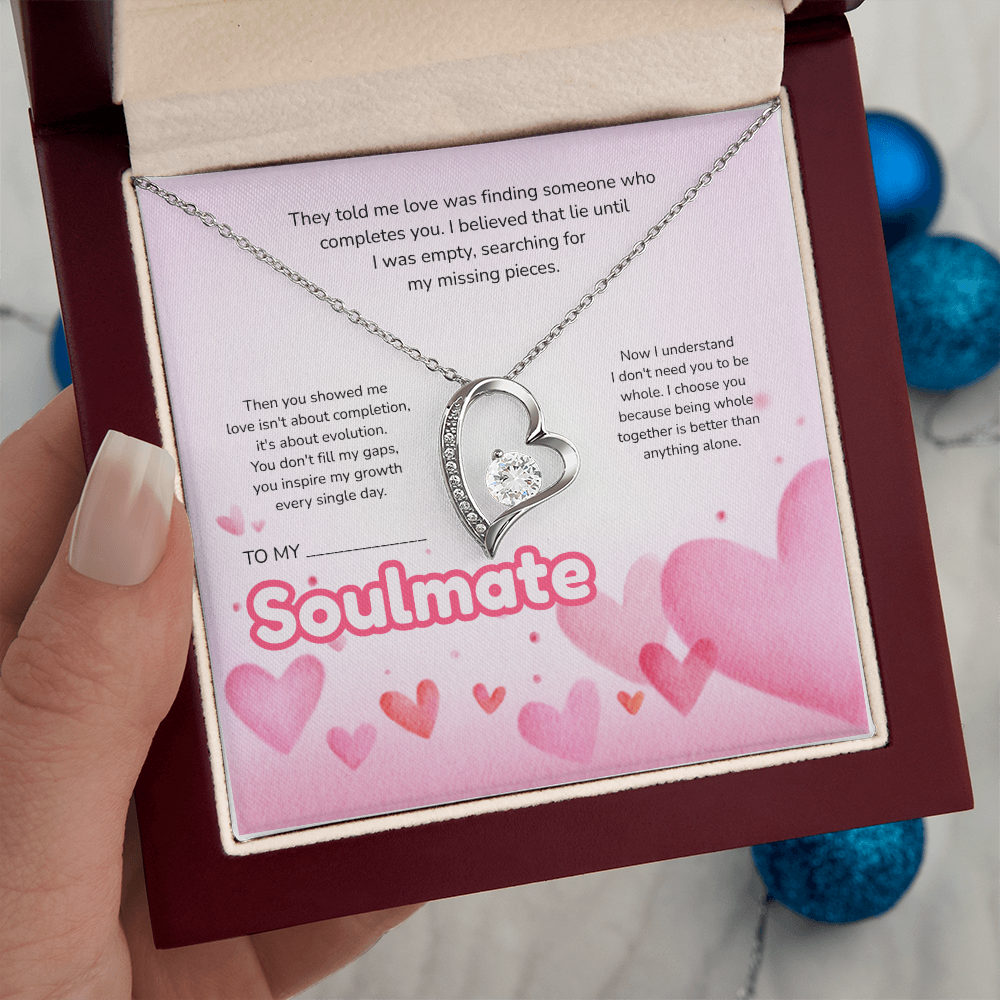 To My Soulmate | Love Led Me to You | Forever Love Necklace