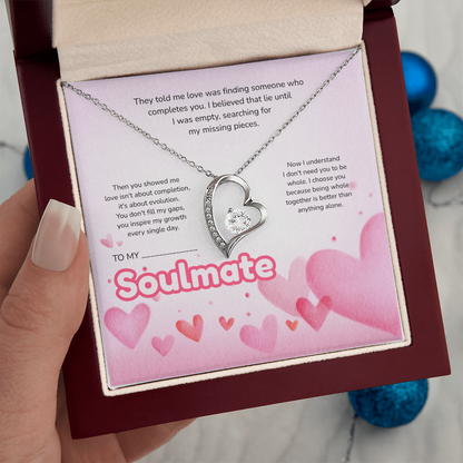 To My Soulmate | Love Led Me to You | Forever Love Necklace