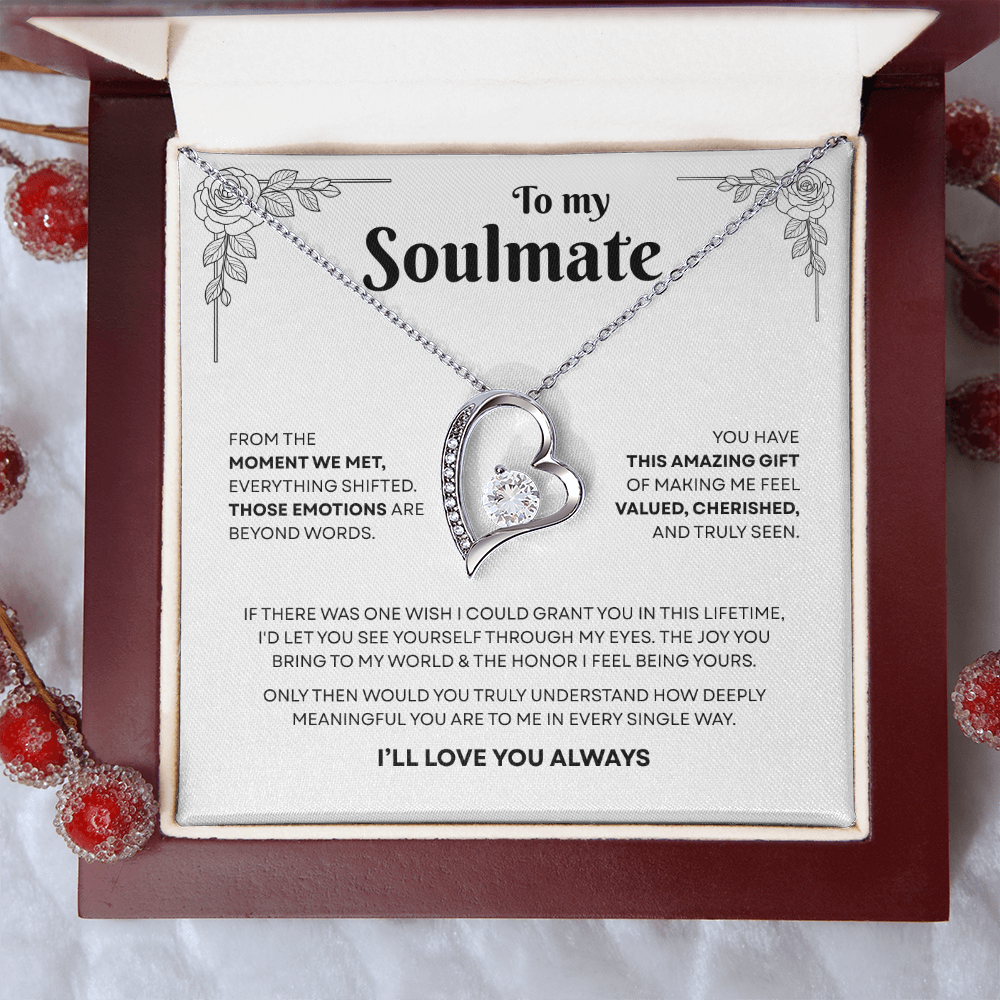 To My Soulmate | A Bond That Means Everything | Forever Love Necklace
