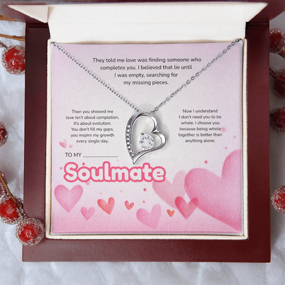 To My Soulmate | Love Led Me to You | Forever Love Necklace
