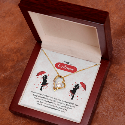 To My Girlfriend | Your Love Feels Beautiful | Forever Love Necklace
