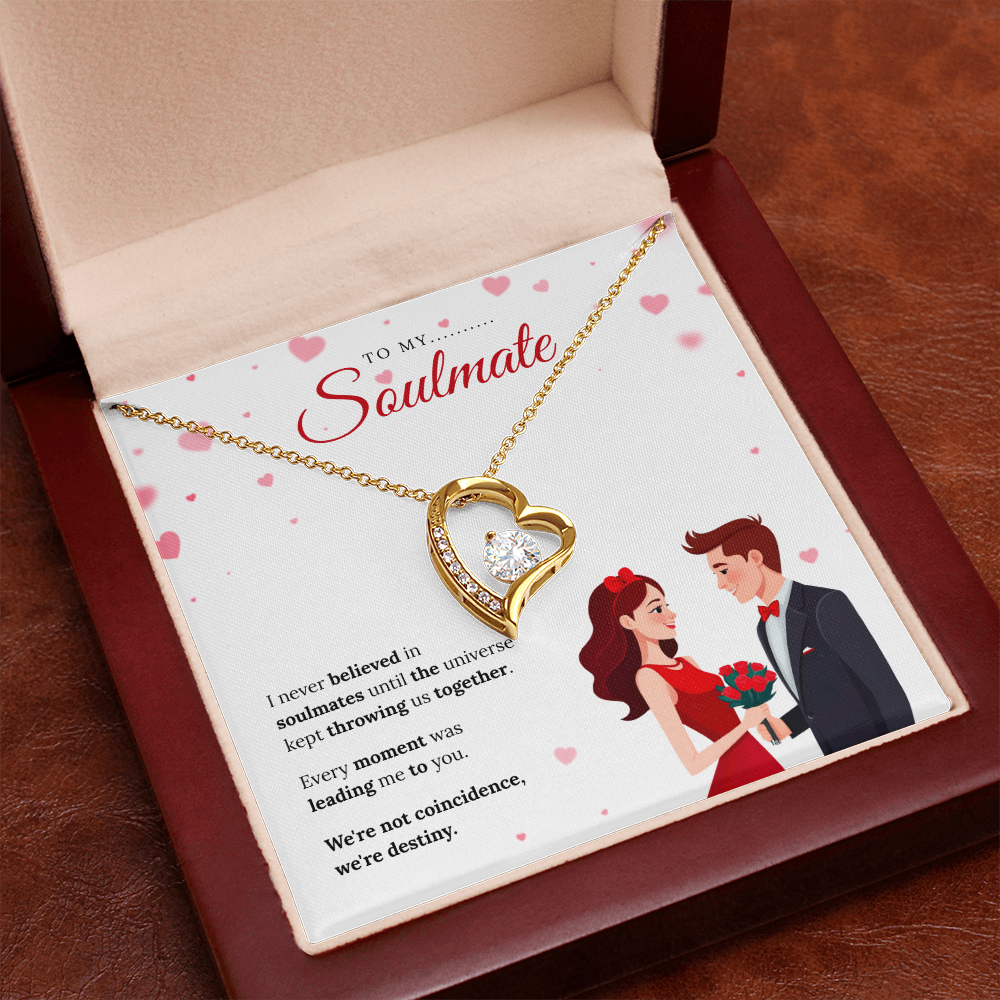 To My Soulmate | My Forever Favorite Person | Forever Love Necklace