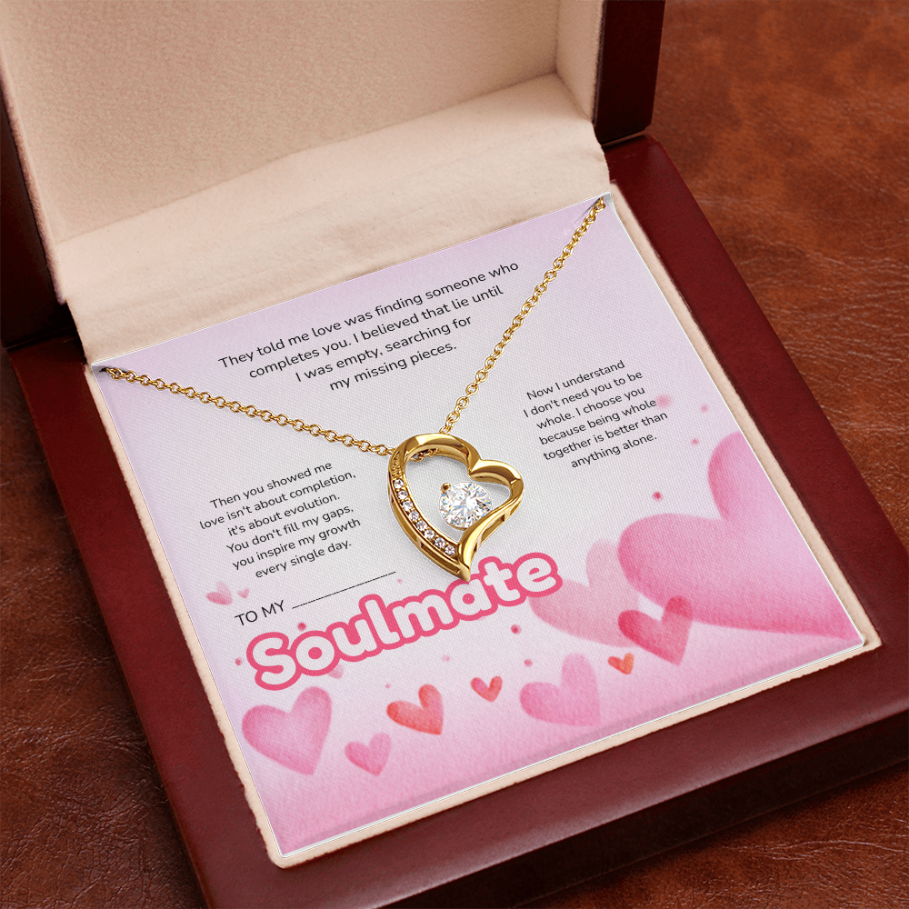To My Soulmate | Love Led Me to You | Forever Love Necklace
