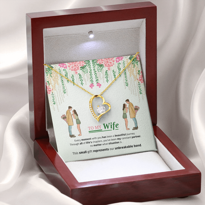 To My Wife | Our Unbreakable Bond | Forever Love Necklace