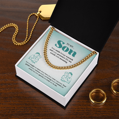 To My Son | You Are Truly Special to Me | Cuban Link Chain