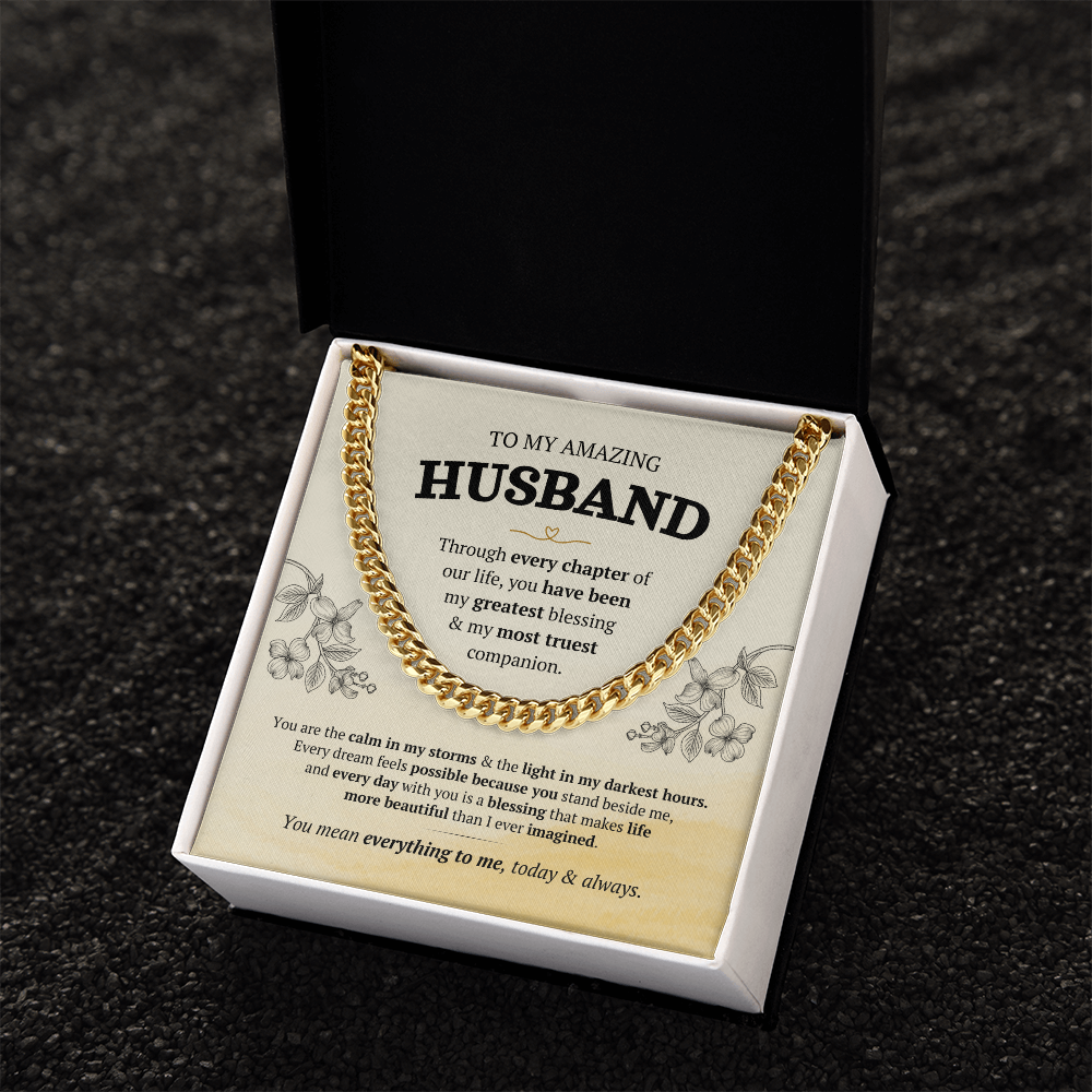 Cuban Link Chain – Stainless Steel or Gold-Plated (14K & 18K Options Available)