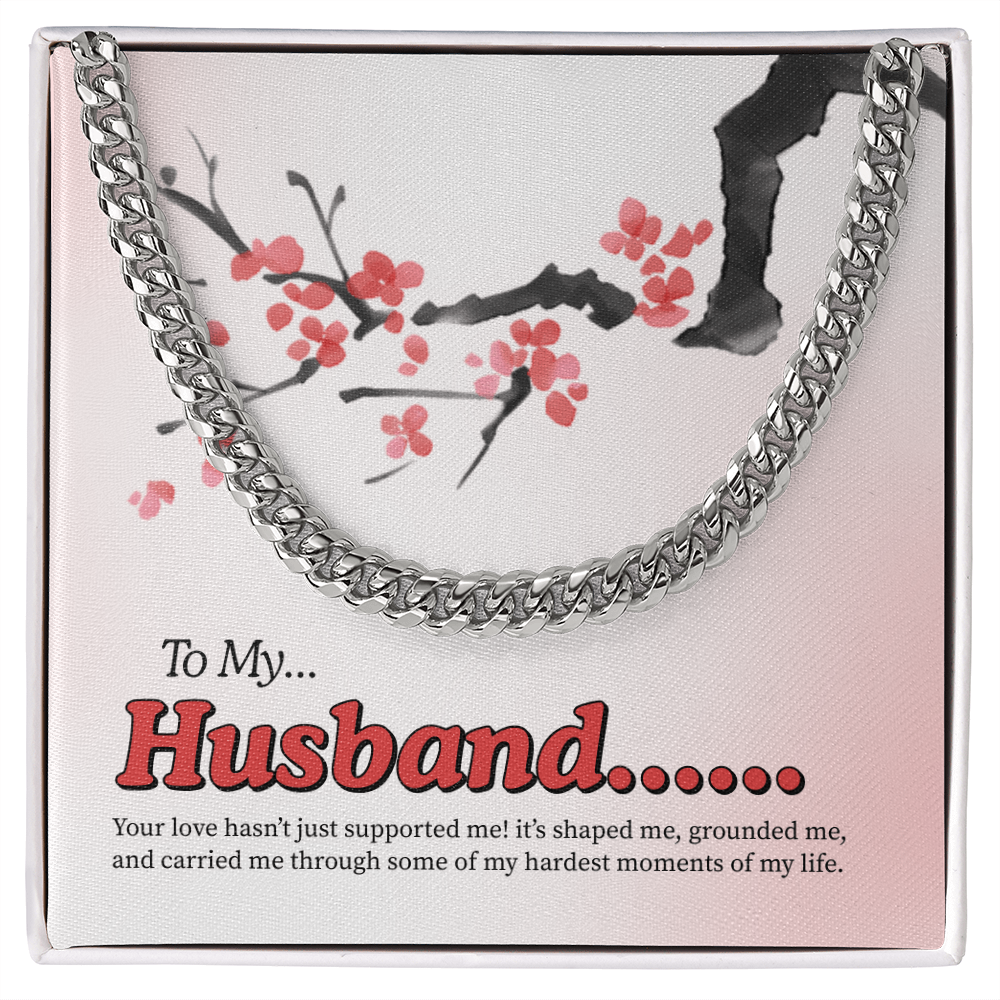 To My Husband | My Quiet Strength | Cuban Link Chain
