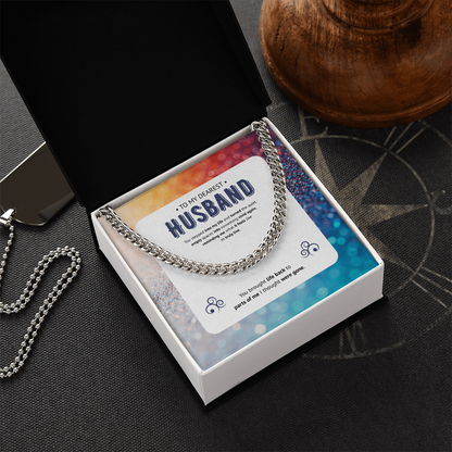 To My Husband | My Vivid Awakening | Cuban Link Chain