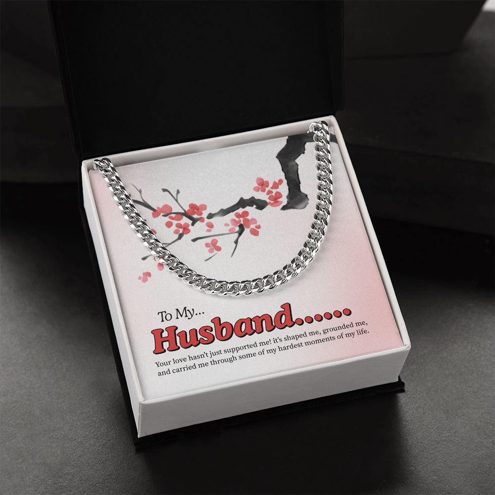 To My Husband | My Quiet Strength | Cuban Link Chain