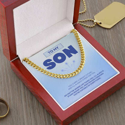 To My Son | You're Capable of Great Things | Cuban Link Chain