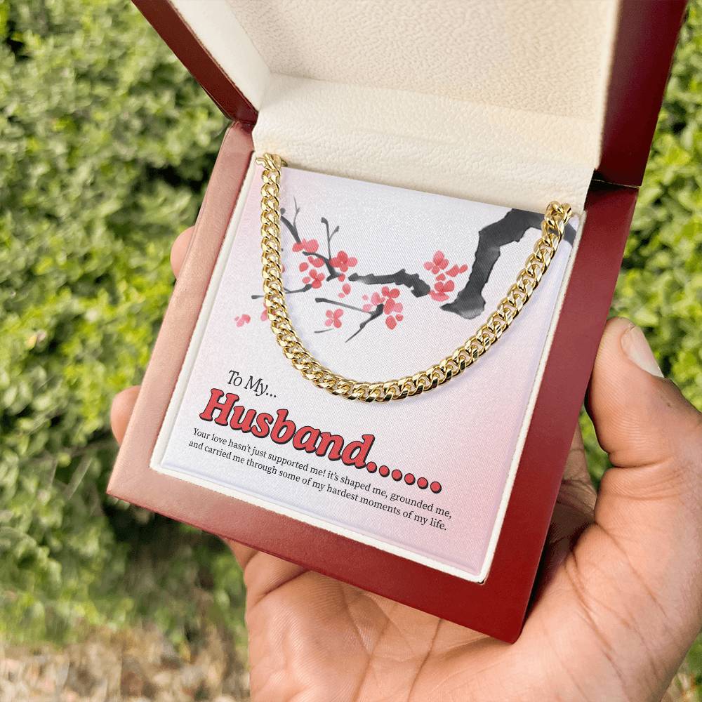 To My Husband | My Quiet Strength | Cuban Link Chain