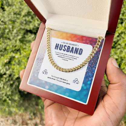To My Husband | My Vivid Awakening | Cuban Link Chain