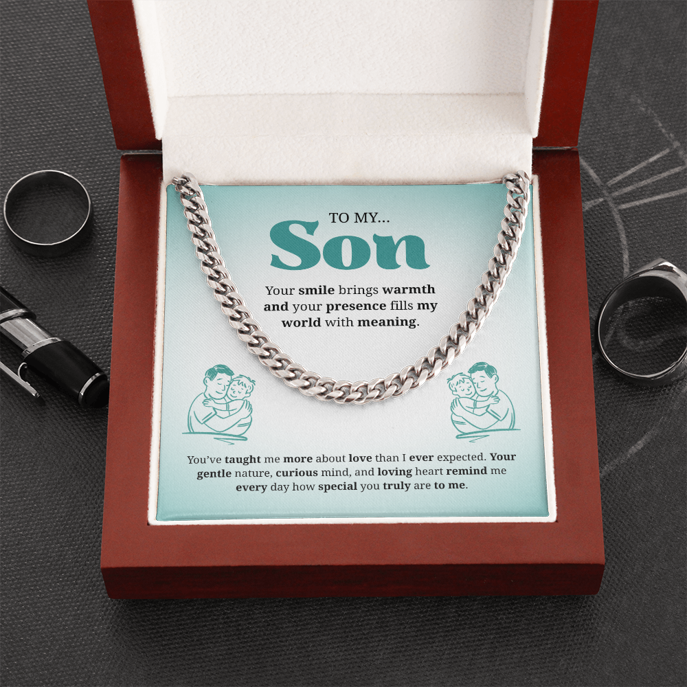 To My Son | You Are Truly Special to Me | Cuban Link Chain