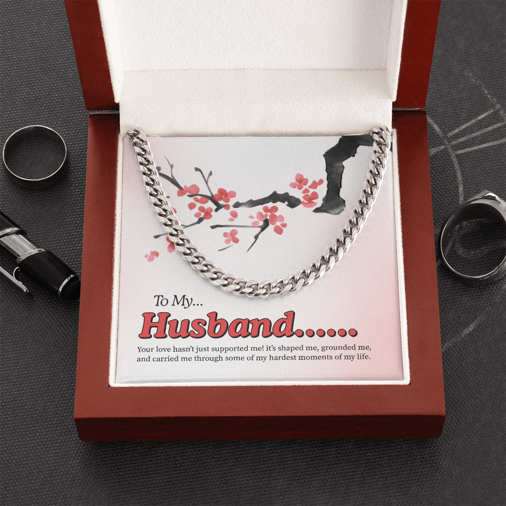 To My Husband | My Quiet Strength | Cuban Link Chain