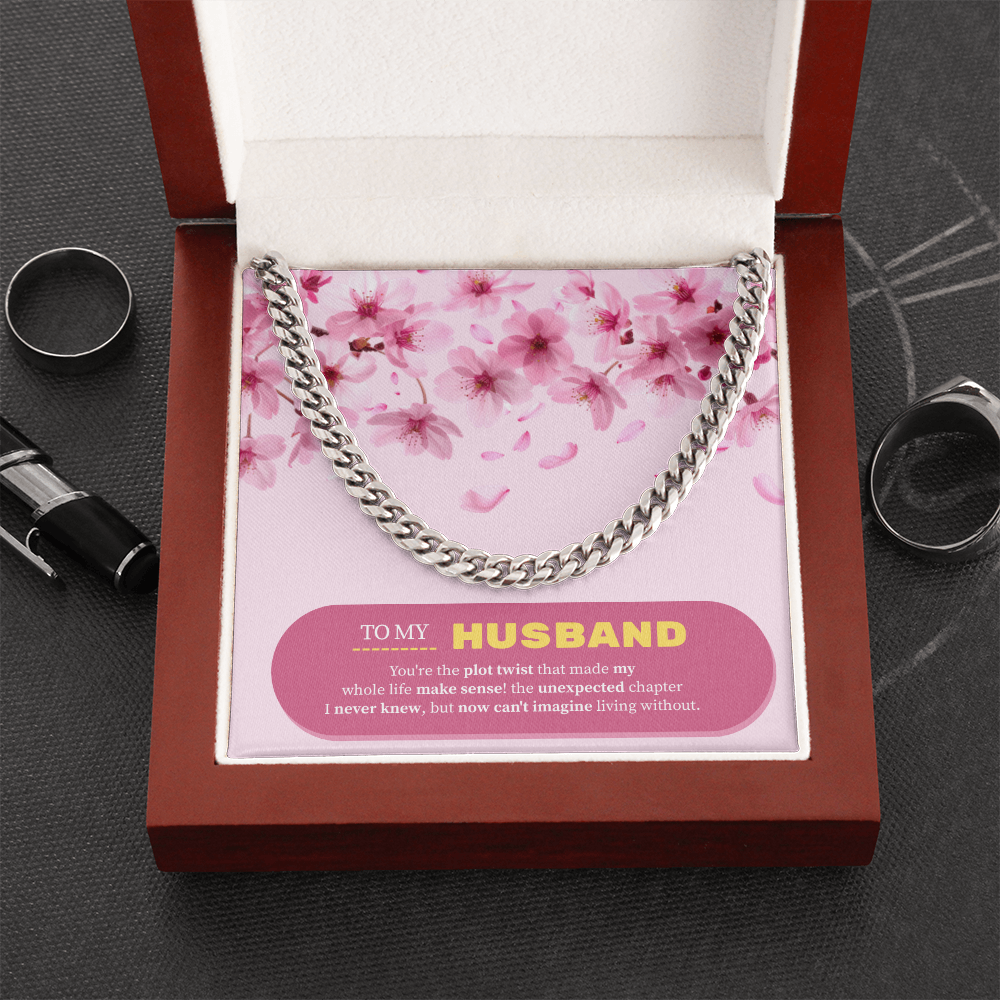 To My Husband | My Unexpected Blessing | Cuban Link Chain