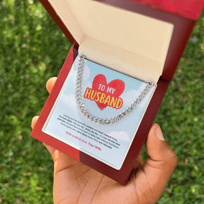 To My Husband | Better Than Any Fairytale | Cuban Link Chain