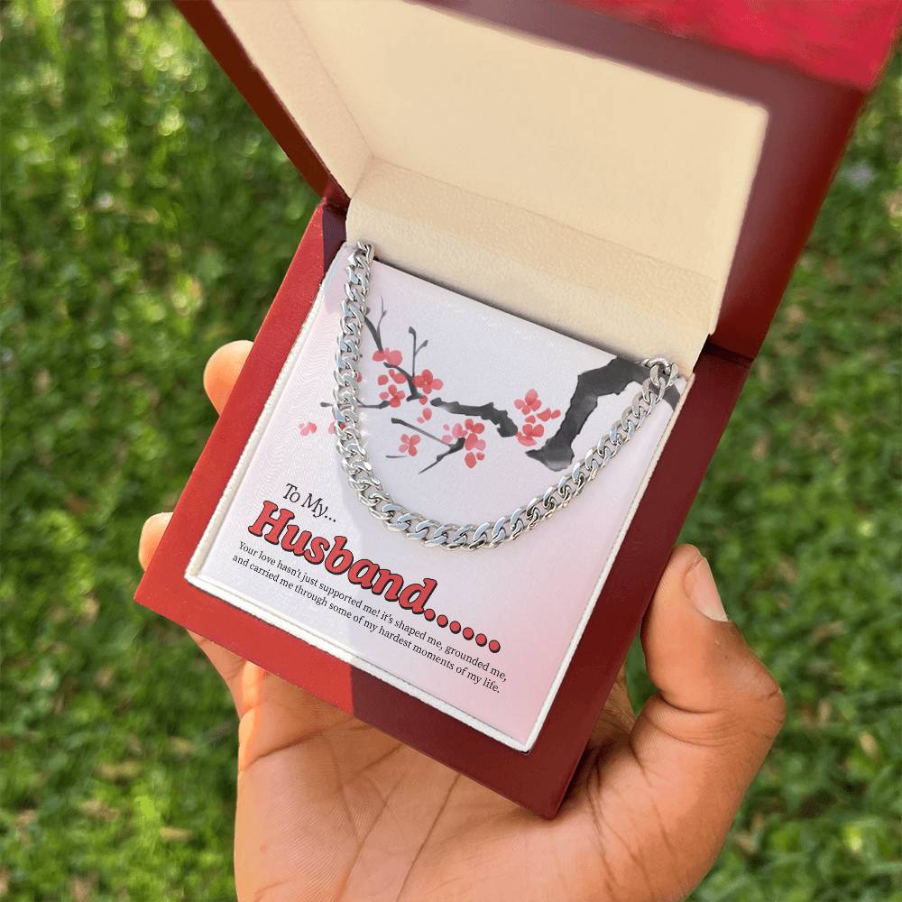 To My Husband | My Quiet Strength | Cuban Link Chain