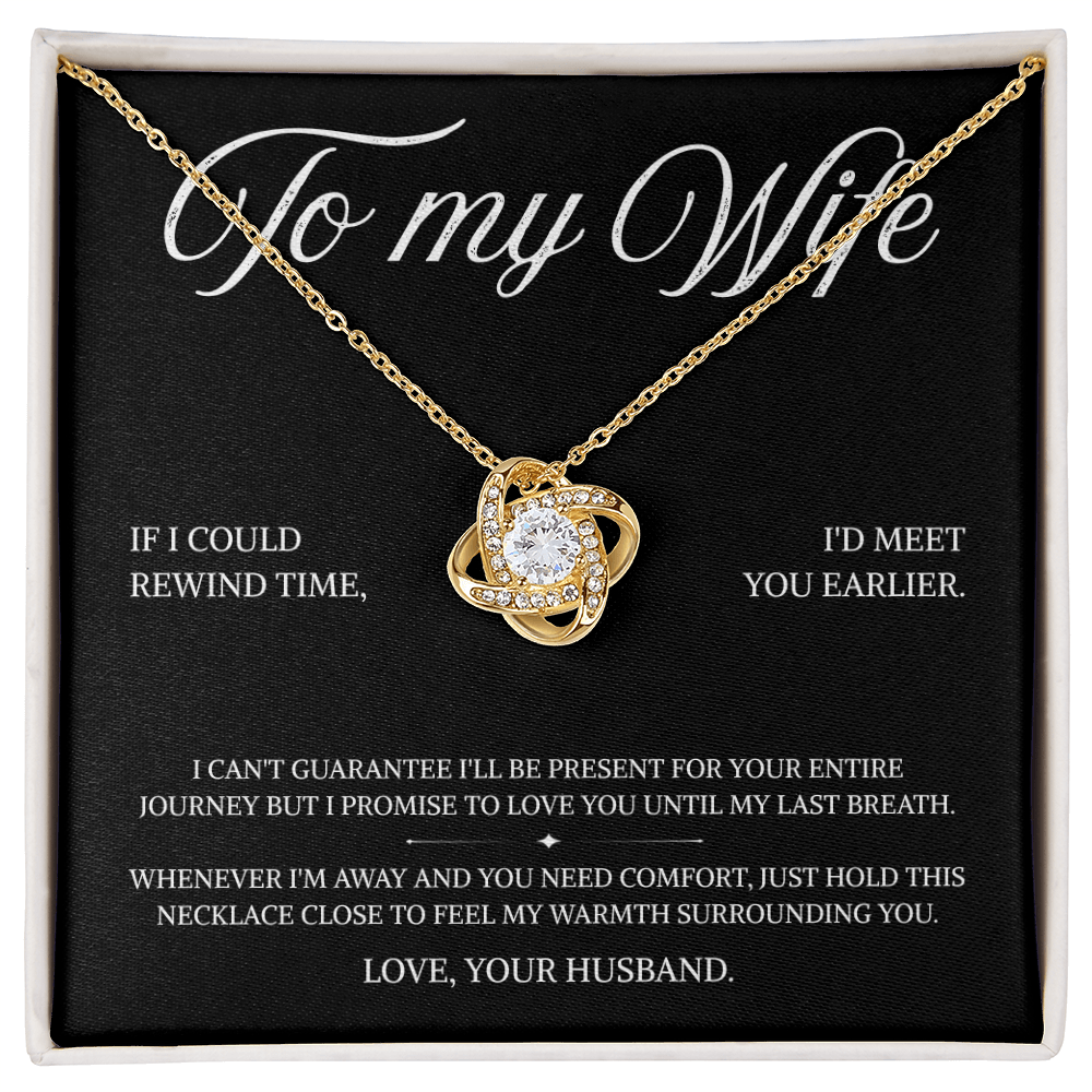 To My Wife | A Promise of Endless Love | Love Knot Necklace