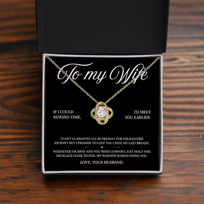 To My Wife | A Promise of Endless Love | Love Knot Necklace