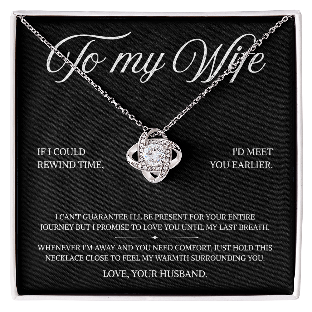 To My Wife | A Promise of Endless Love | Love Knot Necklace