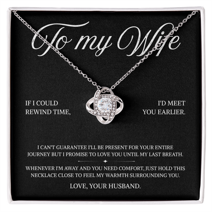 To My Wife | A Promise of Endless Love | Love Knot Necklace
