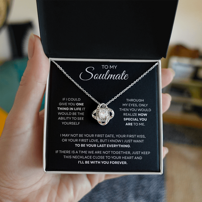 To My Soulmate | You Are Special | Love Knot Necklace