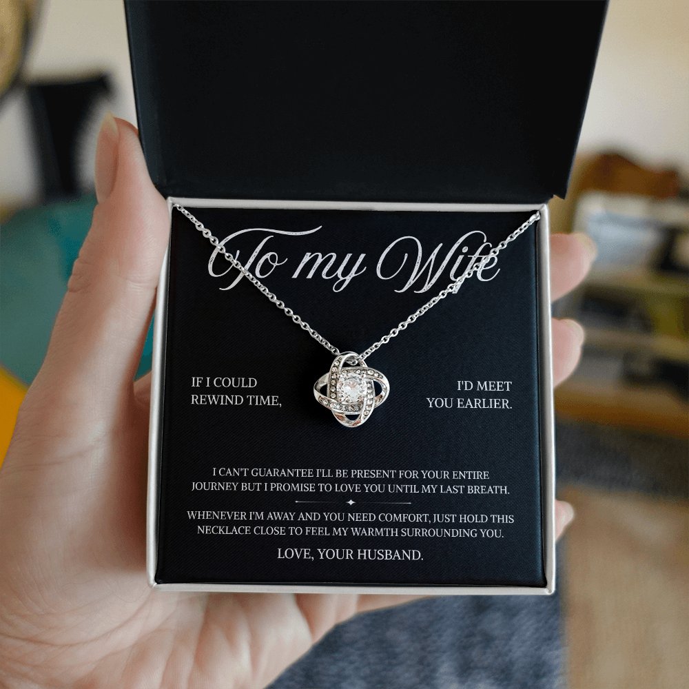 To My Wife | A Promise of Endless Love | Love Knot Necklace