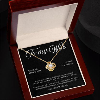 To My Wife | A Promise of Endless Love | Love Knot Necklace
