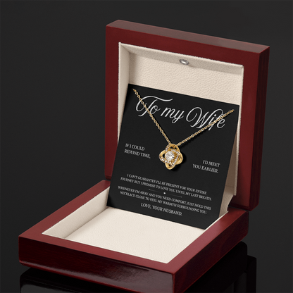 To My Wife | A Promise of Endless Love | Love Knot Necklace
