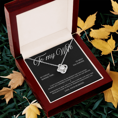 To My Wife | A Promise of Endless Love | Love Knot Necklace