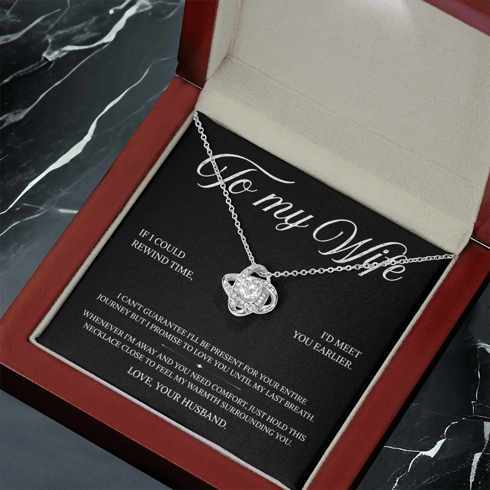 To My Wife | A Promise of Endless Love | Love Knot Necklace