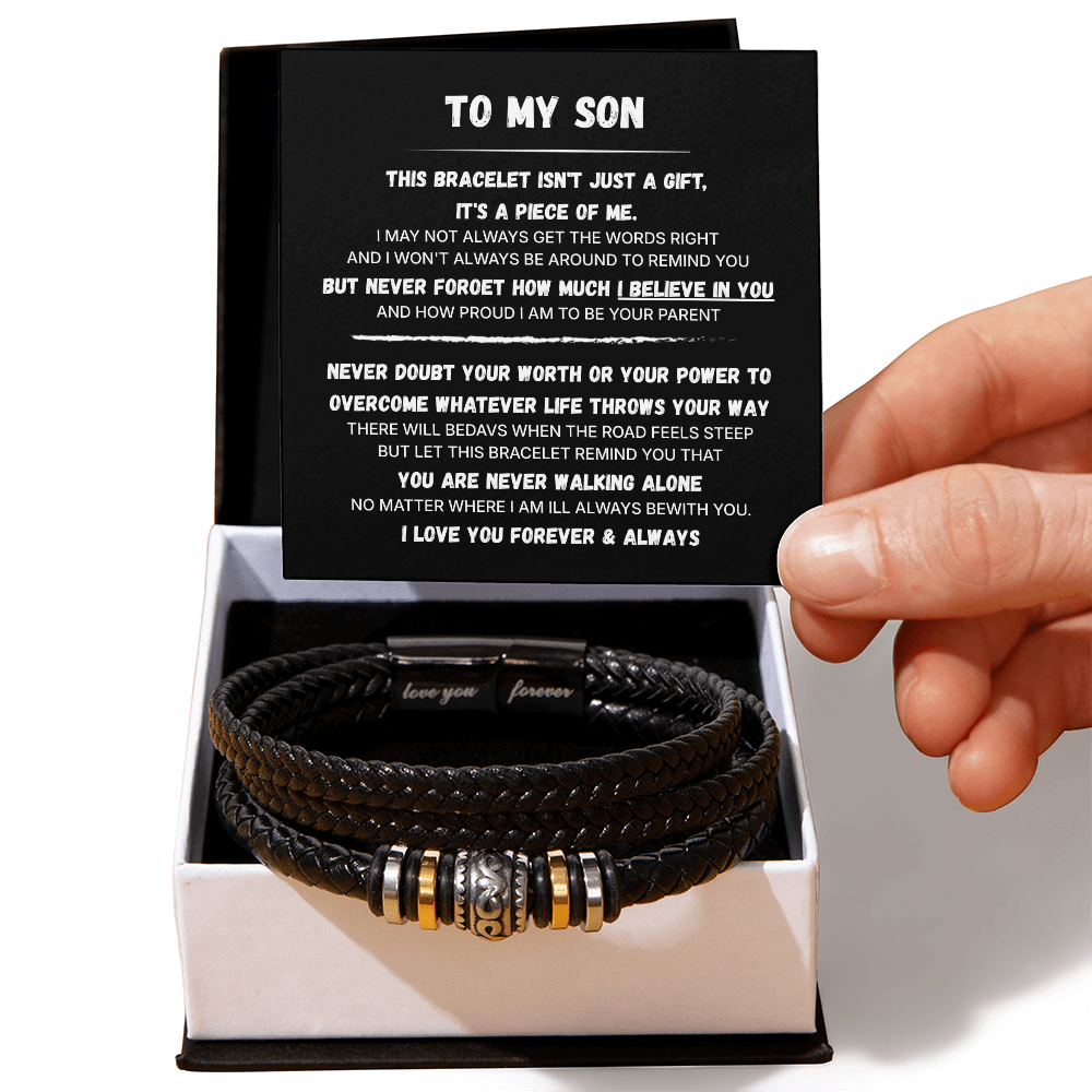 To My Son | Always With You | Love You Forever Bracelet