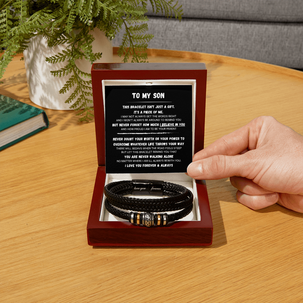 To My Son | Always With You | Love You Forever Bracelet