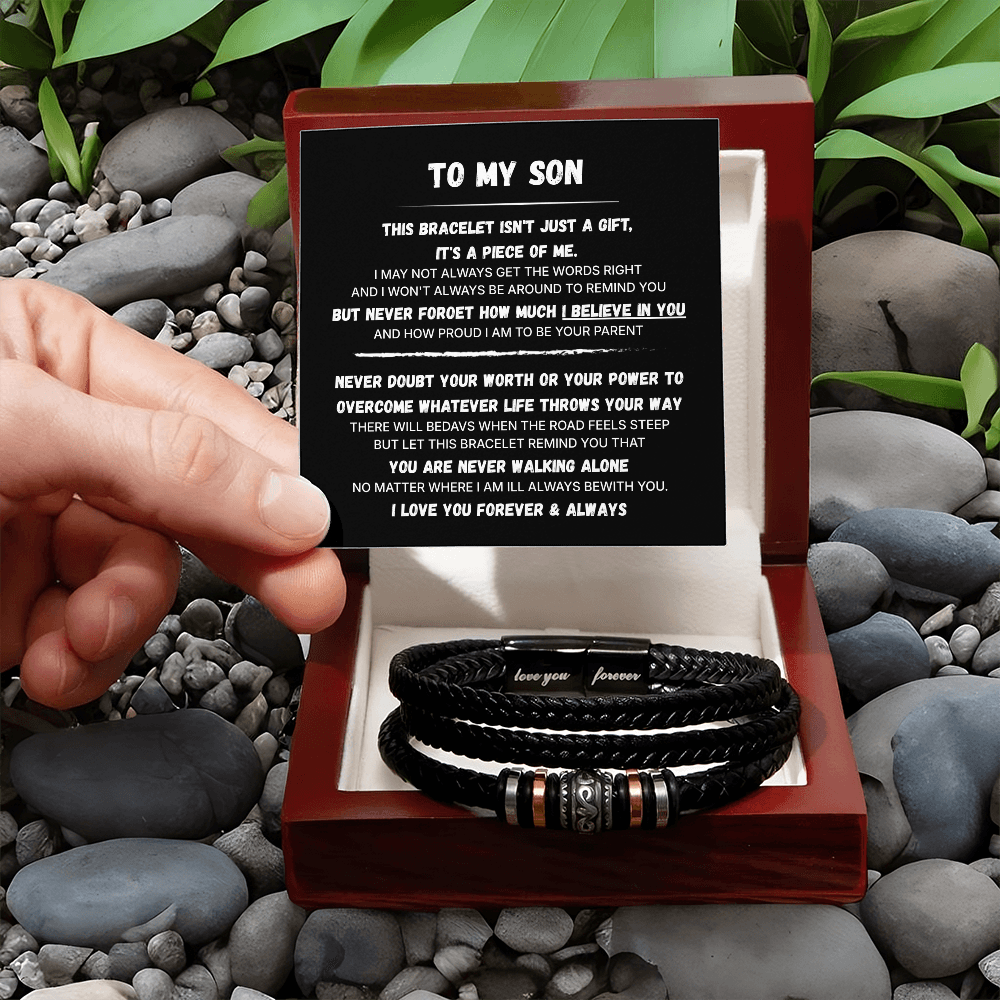 To My Son | Always With You | Love You Forever Bracelet