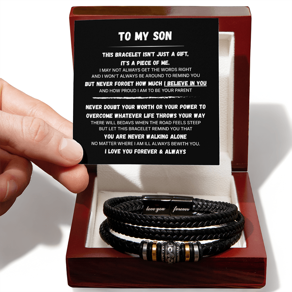 To My Son | Always With You | Love You Forever Bracelet