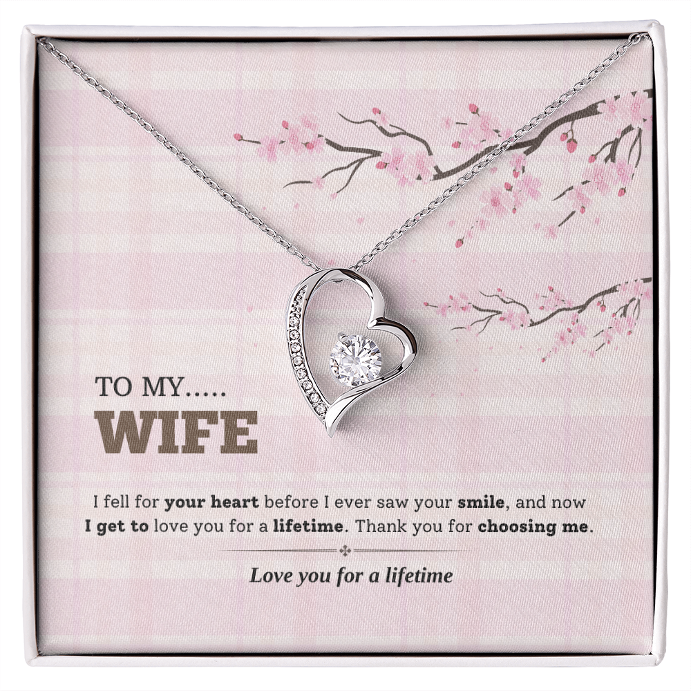 To My Wife | Love You for a Lifetime | Forever Love Necklace