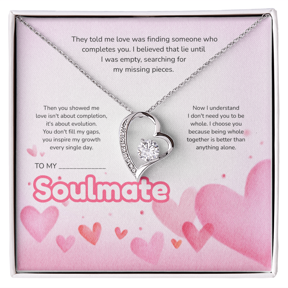 To My Soulmate | Love Led Me to You | Forever Love Necklace
