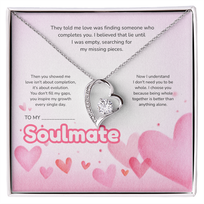 To My Soulmate | Love Led Me to You | Forever Love Necklace
