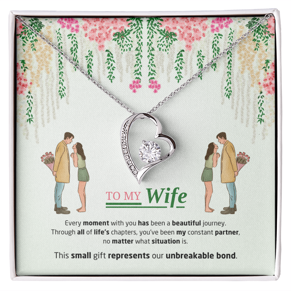 To My Wife | Our Unbreakable Bond | Forever Love Necklace