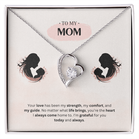 To My Mom | Thank You for Your Gentle Guidance | Forever Love Necklace