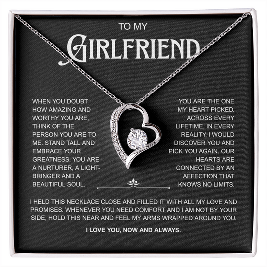To My Girlfriend | A Love That Knows No Limits | Forever Love Necklace
